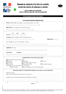 formulaire duplicata permis de conduire